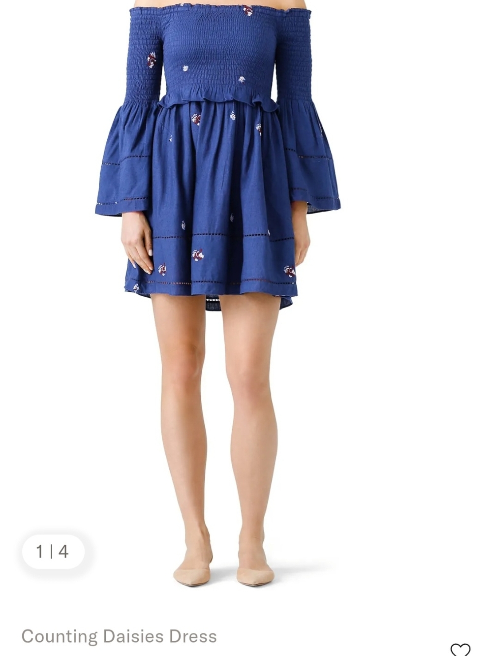 Free People Off The Shoulder Mini Dress